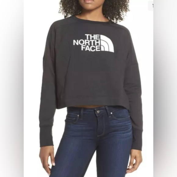 The North Face Train N Logo Crop Pullover Size XL EUC Never Worn - Picture 1 of 15